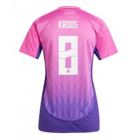 Camiseta Alemania Toni Kroos #8 Visitante Equipación para mujer Eurocopa 2024 manga corta